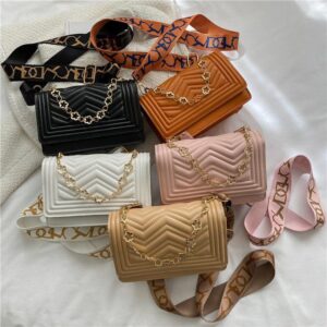 High Quality Purse Designer Ladies Luxury Handbags Pu Vegan Leather Women Hand Bags Shoulder Bag