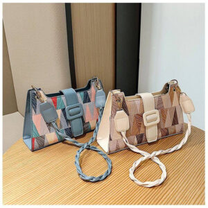 Trendy Small Square PU Leather Crossbody Bag for Women – Fashion Shoulder Design