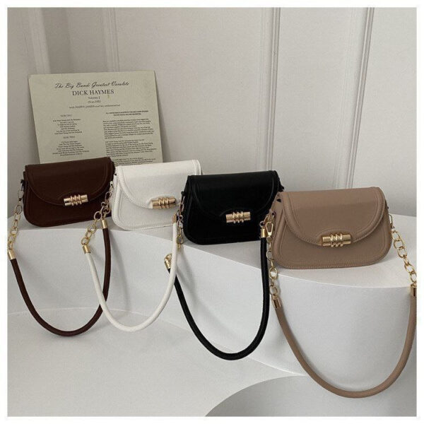 Luxury Gold Lock Mini Shoulder Bag