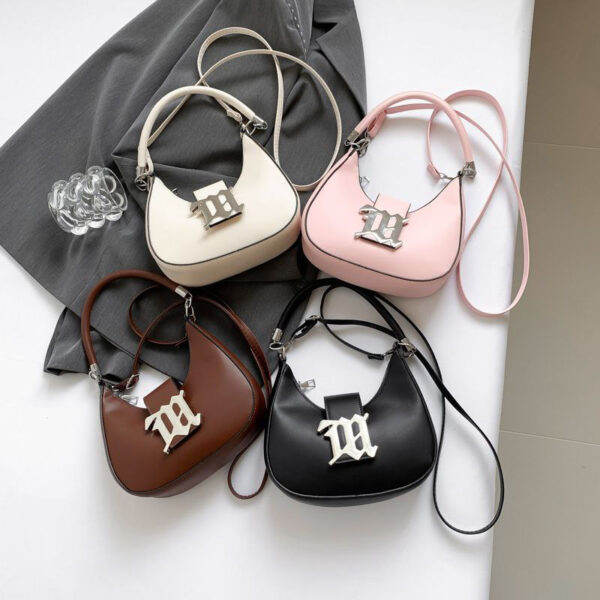 Luxury Letter Charm Shoulder Bag