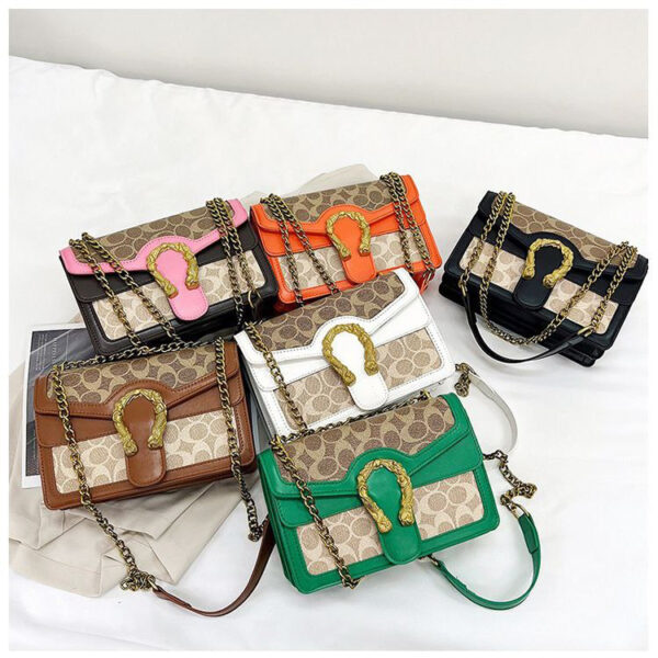 Luxury Horsebit Chain Shoulder Bag