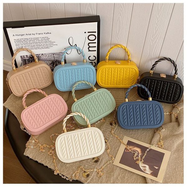 Elegant Quilted Mini Box Bag